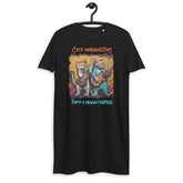 Thats A Meowsterpiece Organic cotton t-shirt dress - Beyond T-shirts